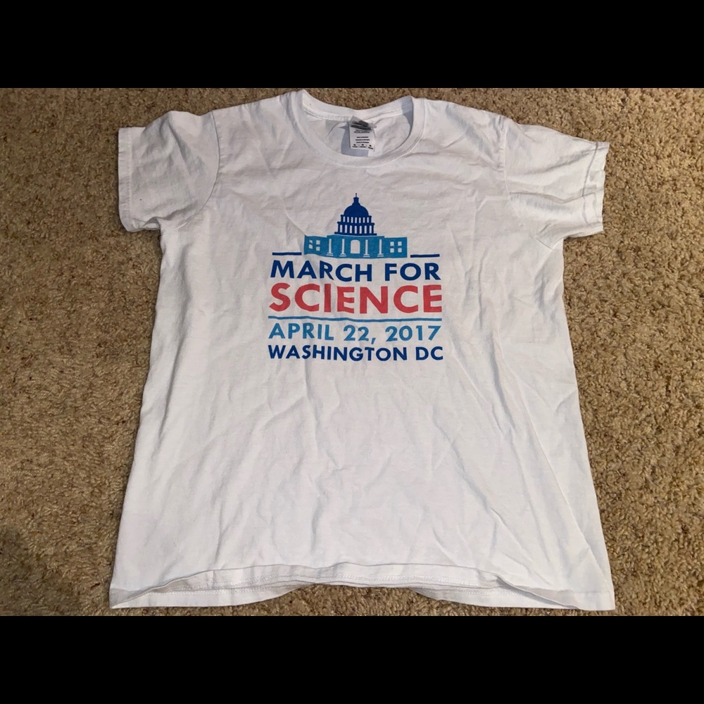 March for Science T-Shirt Size Medium Washington